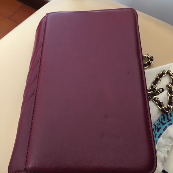 Kira Quilted Crossbody Bag, Red Agate - Picture 8 of 8